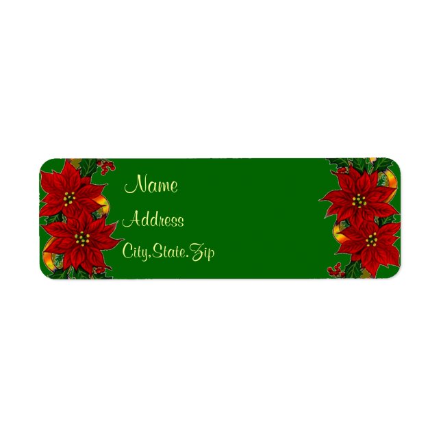 Happy Holiday_ Return Address Label (Front)