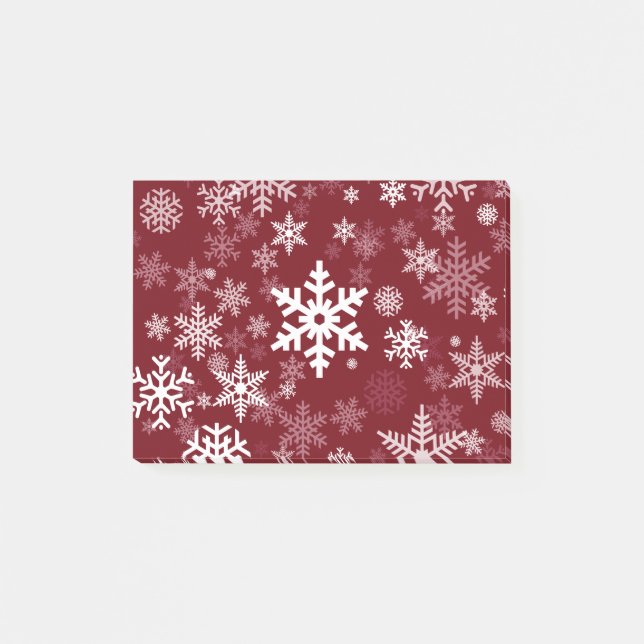 Happy Holiday Snowflakes design for Everyone Post-it Notes (Front)