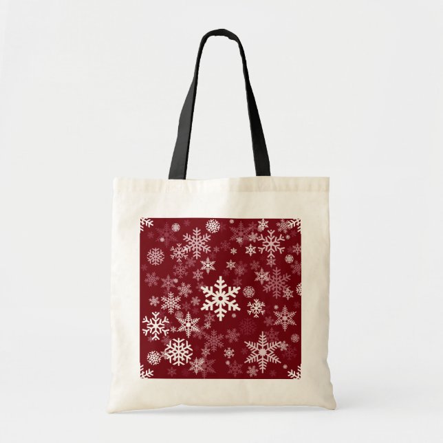 Happy Holiday Snowflakes design for Everyone Tote Bag (Front)