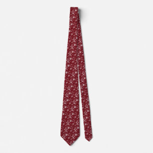 Happy Holiday Snowflakes Pattern for Everyone Tie