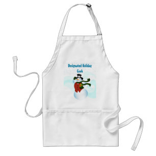 Happy Holiday Snowman Standard Apron