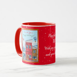 Happy Holiday Time Customise Mug
