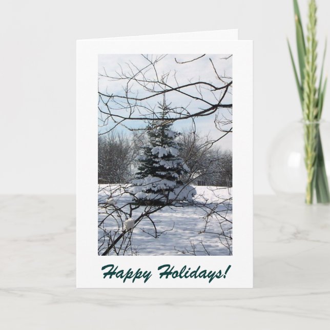 Happy Holidays 1 Holiday Card (Front)