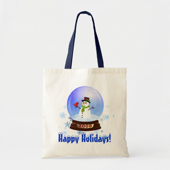 Happy Holidays - 2009 Snowglobe Gift Bag (Front)