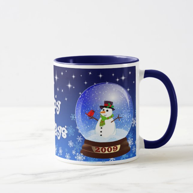 Happy Holidays - 2009 Snowglobe Mug (Right)