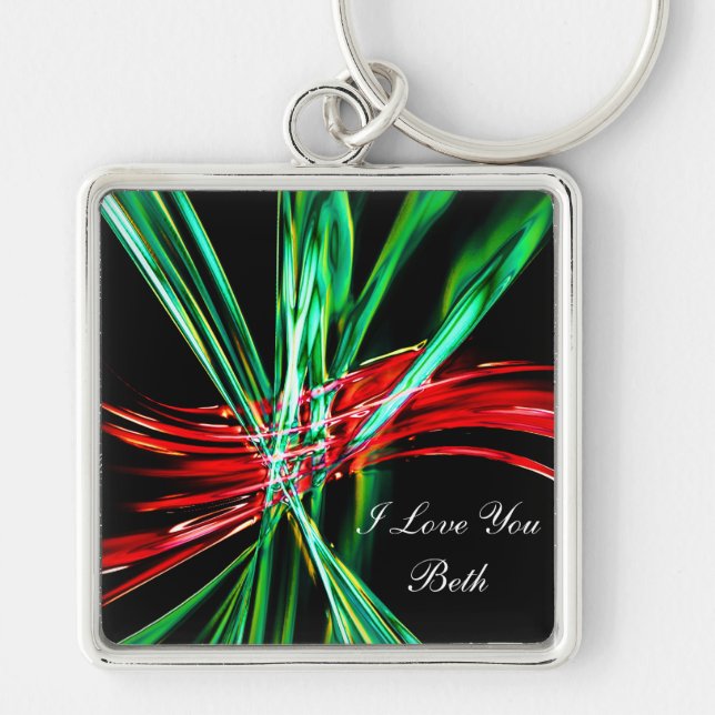 Happy Holidays 4 Keychain (Front)