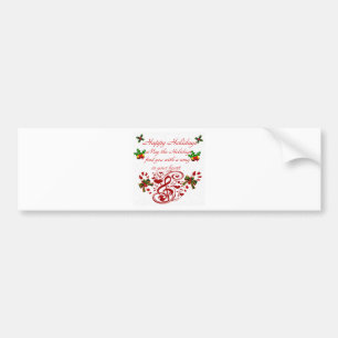 Happy Holidays#9_ Bumper Sticker