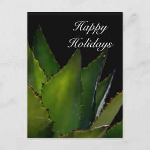 Happy Holidays Agave Holiday Postcard
