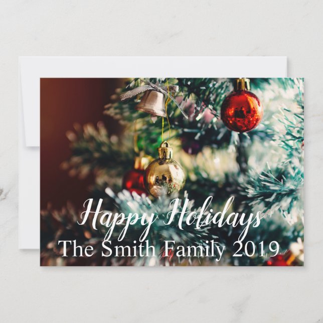 Happy Holidays Announcement (Front)