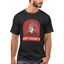 Happy Holidays - Aviation Christmas Pilot T-Shirt