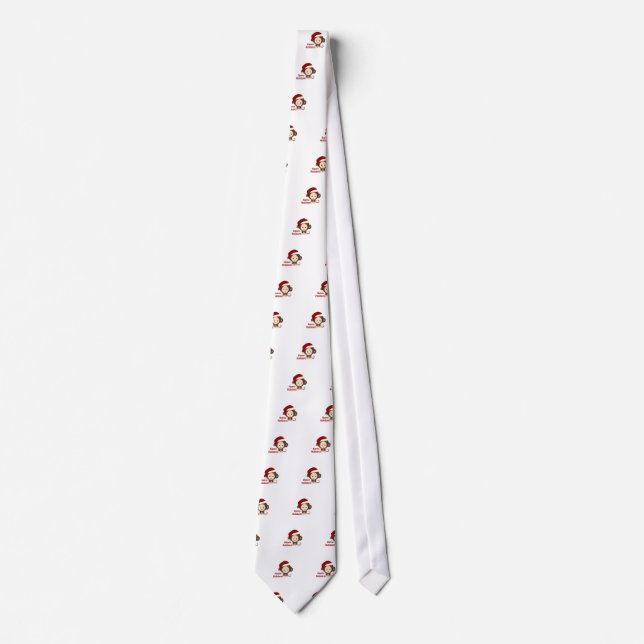 Happy Holidays! Baby Monkey Tie (Front)