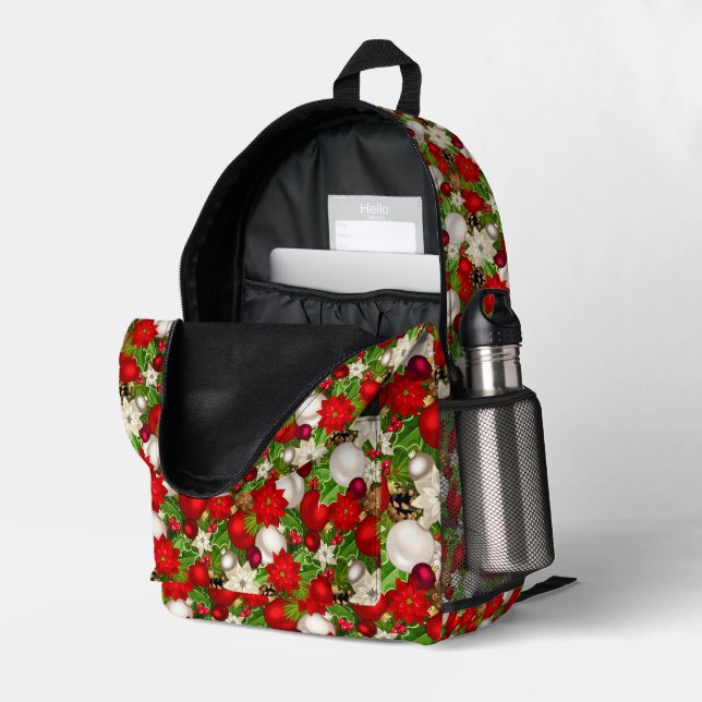 Happy Holidays Backpack #3 (Back Corner Right (Open))