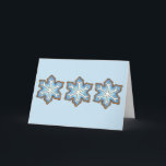 Happy Holidays Blue Snowflake Christmas Hanukkah Holiday Card<br><div class="desc">Cards feature an original marker illustration of a blue snowflake-shaped sugar cookie. Perfect for Christmas or Hanukkah!

This holiday design is also available on a range of other products. Don't see exactly what you're looking for? Contact Rebecca to have a product customised just for you!</div>