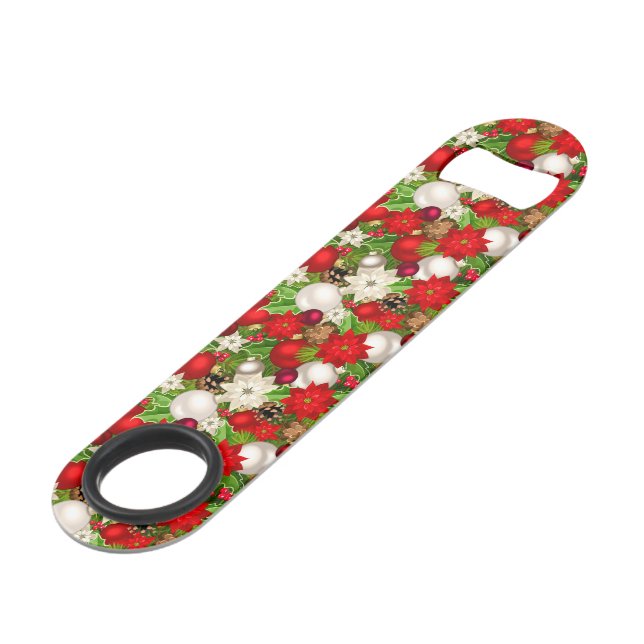 Happy Holidays Bottle Opener (Front Angled)