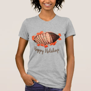 Happy Holidays Braised Beef Brisket Jewish Cuisine T-Shirt