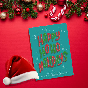 Happy Holidays Business  Holiday Postcard