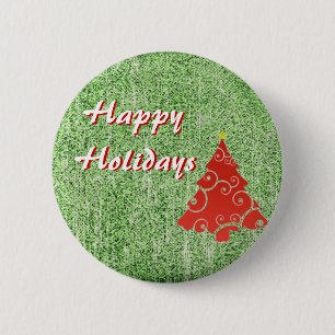 Happy Holidays Button