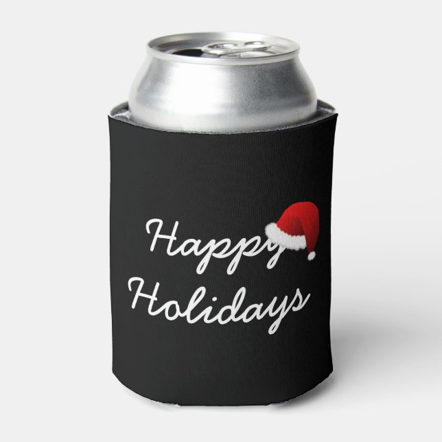 Happy Holidays Can Cooler (Can Front)
