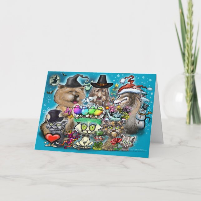 Happy Holidays Card (Front)