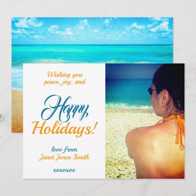 Happy Holidays Card (Front/Back)