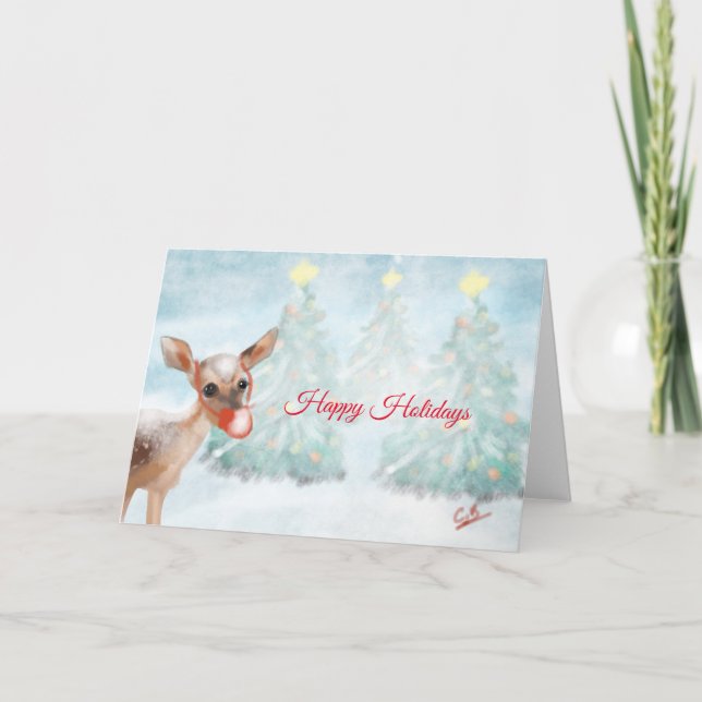 Happy Holidays Card (Front)