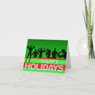 Happy Holidays Card Bodybuilder 3