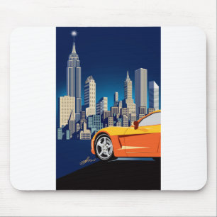 HAPPY_HOLIDAYS_CARD MOUSE PAD
