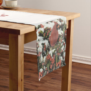 Happy Holiday's Cardinal Table Runner