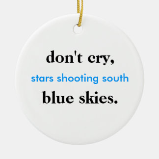 happy holidays ceramic tree decoration