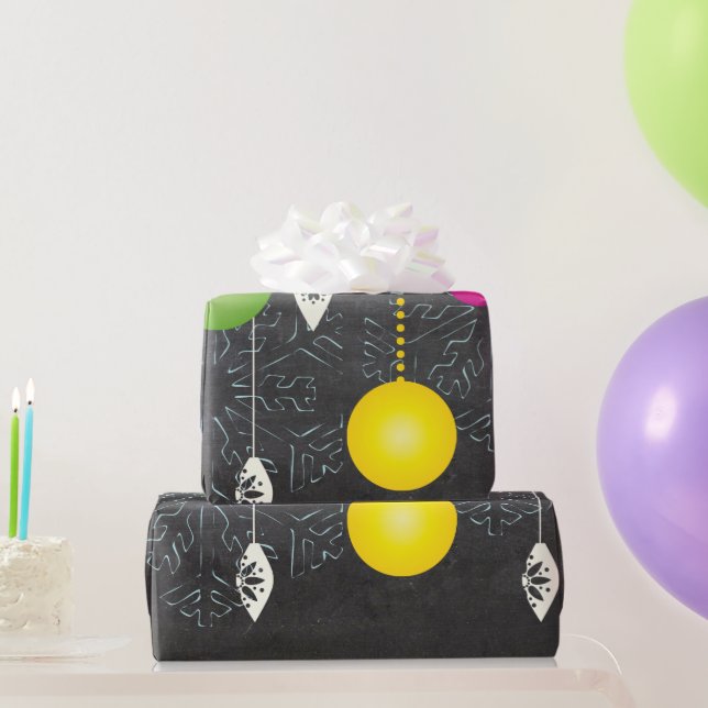 Happy Holidays Chalkboard Christmas Wrapping Paper (Party Gifts)