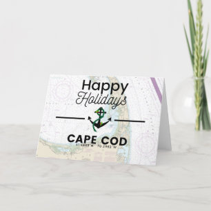 Happy Holidays Chart- Cape Cod Holiday Card