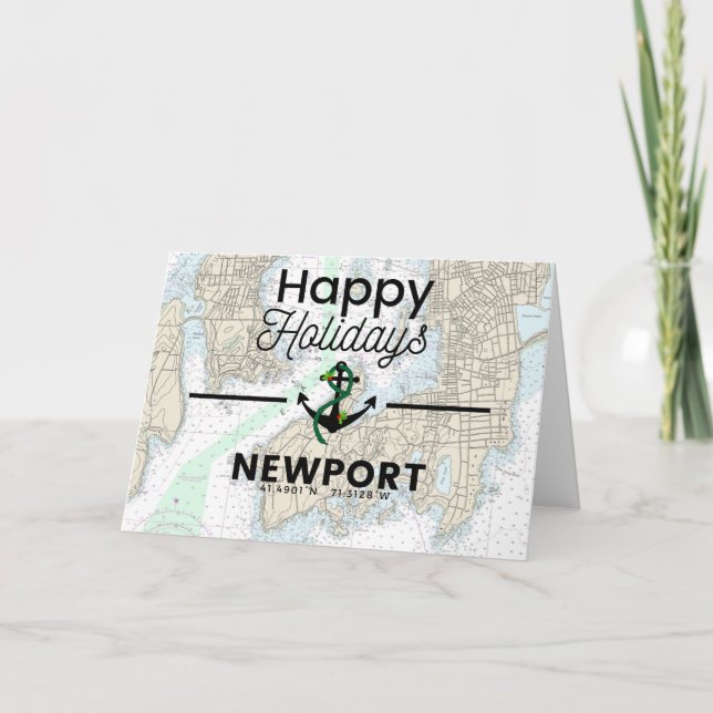 Happy Holidays Chart- Newport Holiday Card (Front)