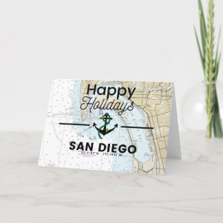 Happy Holidays Chart- San Diego Holiday Card