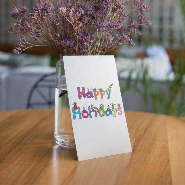 Happy Holidays Children Invitation (Creator Uploaded)