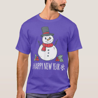 Happy Holidays Christmas and New Year celebrate cu T-Shirt