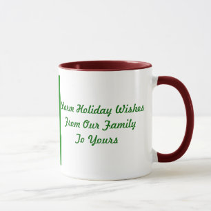Happy Holidays Christmas Bear Mug