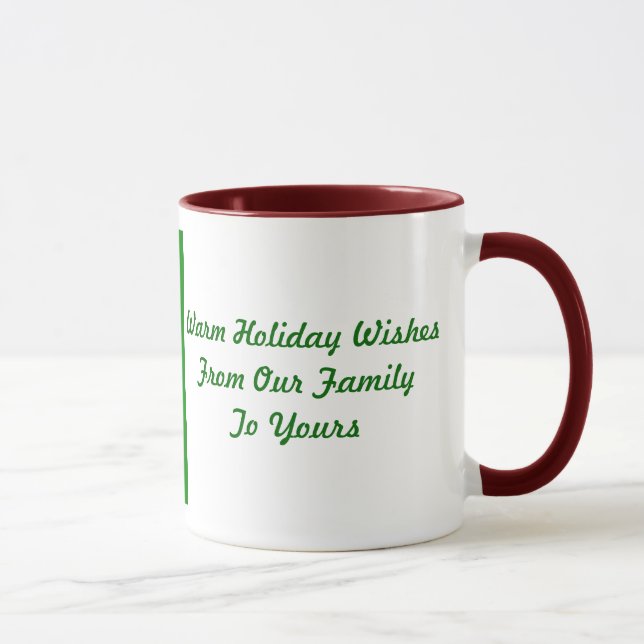 Happy Holidays Christmas Bear Mug (Right)