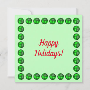 Happy Holidays Christmas Card