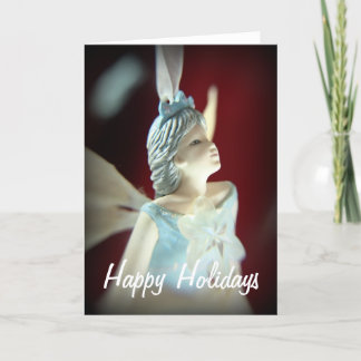 Happy Holidays Christmas Fairy Holiday Card