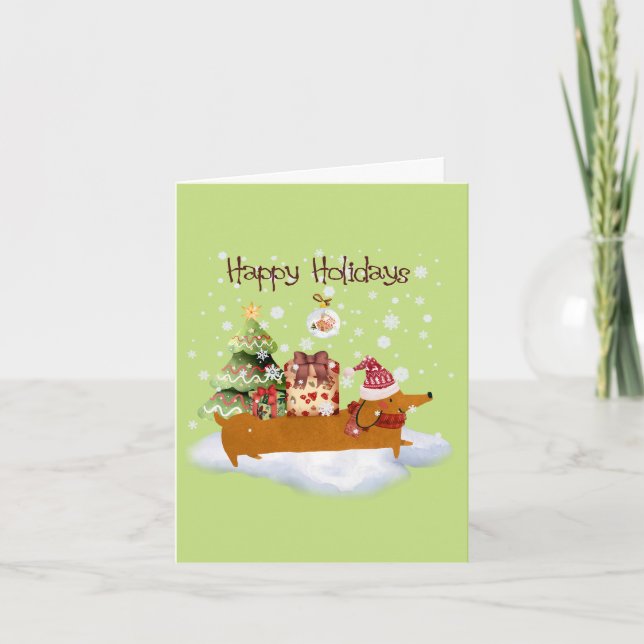 Happy Holidays Christmas Holiday Card (Front)