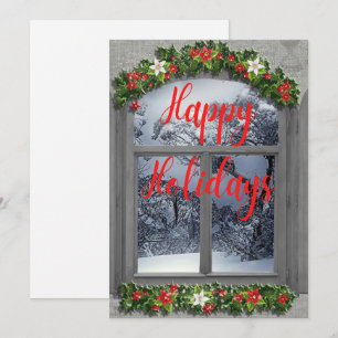 Happy Holidays Christmas Holiday Card
