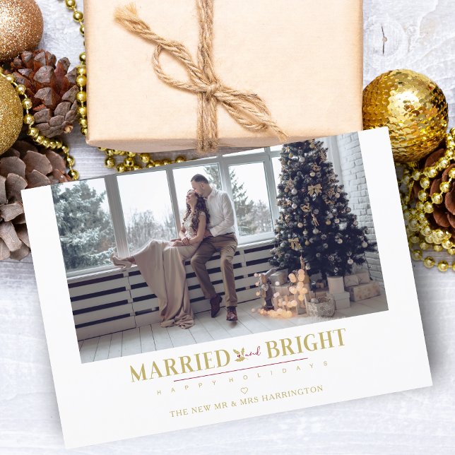 Happy Holidays Christmas Married & Merry Newlyweds (Creator Uploaded)