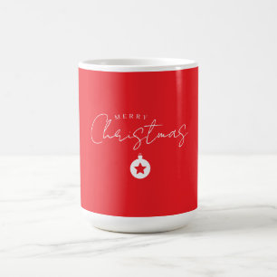 Happy Holidays Christmas New Year Season Red Coffee Mug