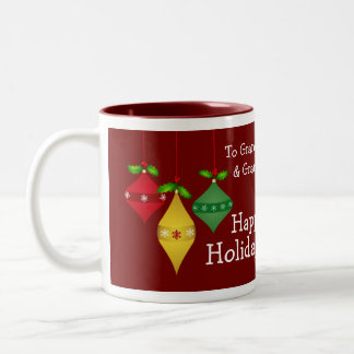 Happy Holidays Christmas Photo Mug