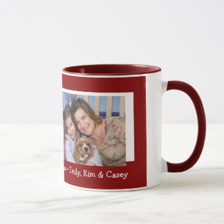 Happy Holidays Christmas Photo Mug