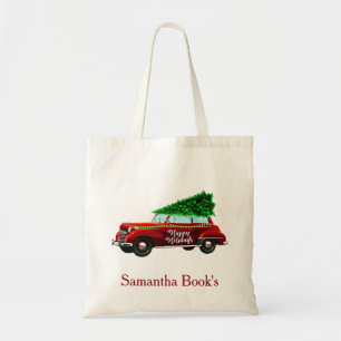 Happy Holidays Christmas Tote Bag