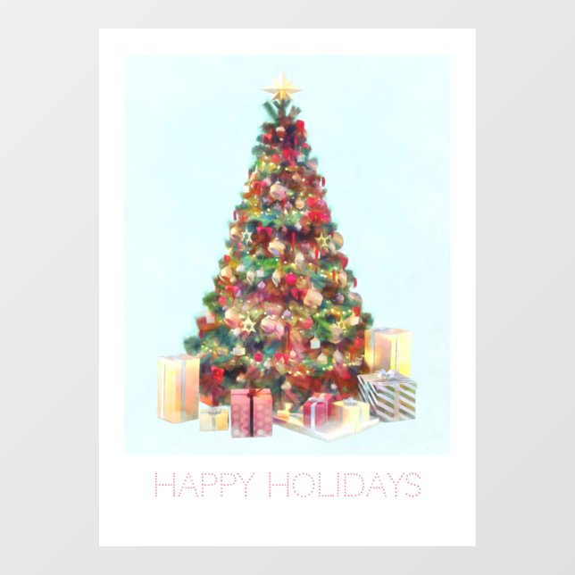 Happy Holidays. Christmas Tree (Sheet)