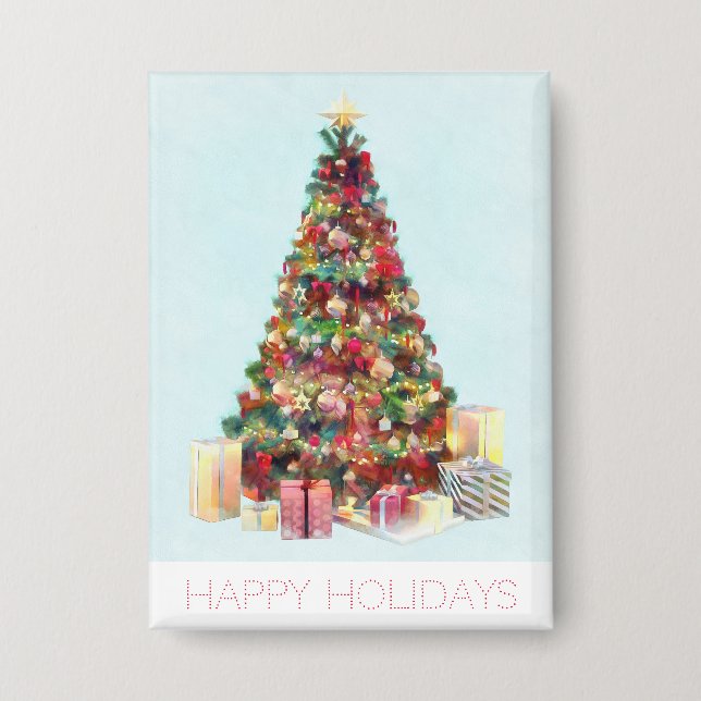 Happy Holidays. Christmas Tree (Front)