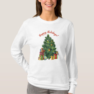 Happy Holidays - Christmas Tree T-Shirt