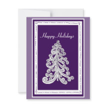 Happy Holidays Christmas Tree with Photo Template